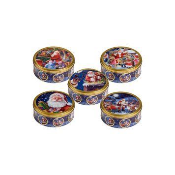 Печенье сливочное Jacobsen's Bakery Nostalgic Santa Ностальгия Санта в ж/банке 340 г 112132 фото