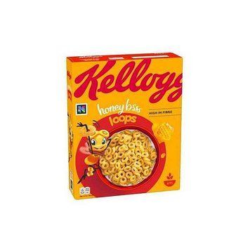 Хлопья Kellogg's Honey Loops Медовые колечки 330 г 112459 фото