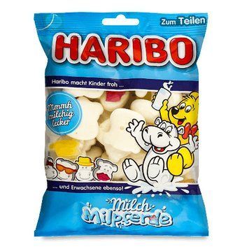 Желейки Haribo Milch Milpferde 175 г 111151 фото