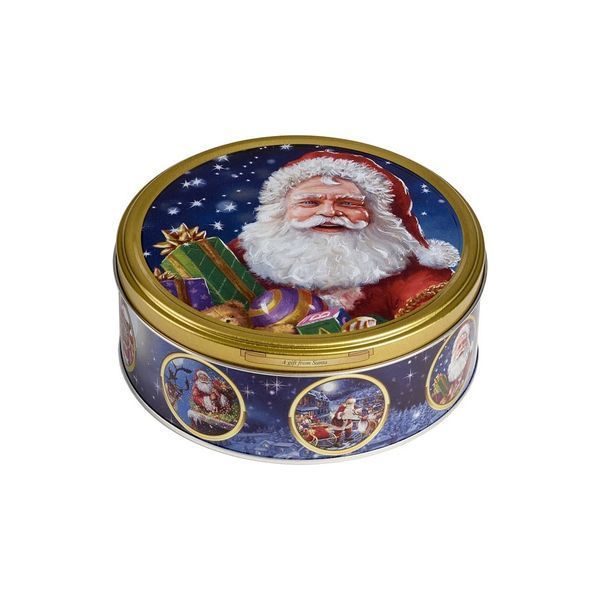 Печиво вершкове Jacobsen's Bakery Nostalgic Santa Ностальгія Санта в ж/банці 340 г 112132 фото