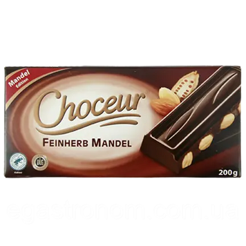 Шоколад Choceur Feinherb Mandel 200 г 111280 фото