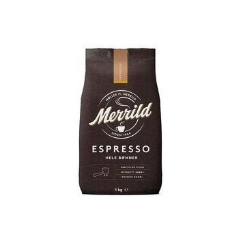 Кофе в зернах Lavazza Merrild Espresso Арабика и Робуста темная обжарка 1000 г 112059 фото