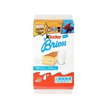 Бісквіти Kinder Brioss Marvel Марвел З молочним кремом (10 шт) 270 г 112526 фото