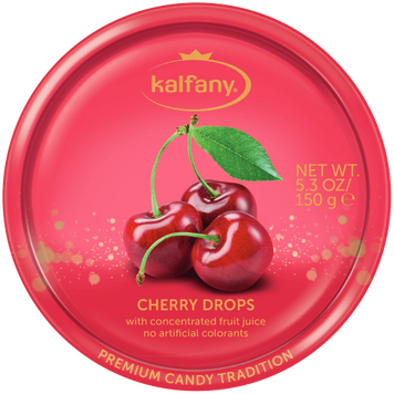 Льодяники Kalfany Cherry Candies (вишня) 150 г 111561 фото