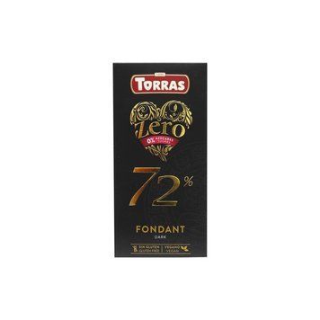 Шоколад черный TORRAS Zero Fondant 72% без глютена и сахара 100 г 112060 фото