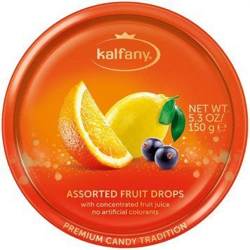 Леденцы в банке Kalfany Assorted Fruit Candies фруктовые, 150г 111562 фото