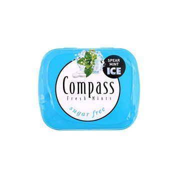 Освежающее драже Spearmint Ледяная мята 14 гр ТМ Compass Компасс Германия 111811 фото