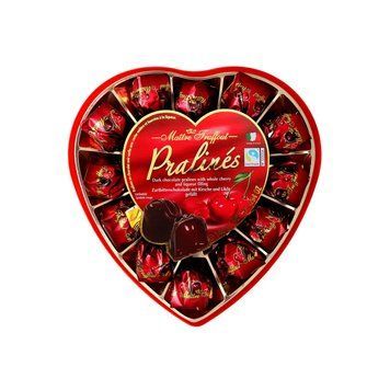 Шоколадні цукерки Maitre Truffout Pralines Вишня у лікері "Серце" ТМ Maitre Truffout Маітре Трюффо Австрія 111911 фото
