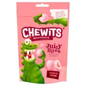 Жевательные конфеты Chewits Strawberry Flavour Juicy Bites 165g 111711 фото