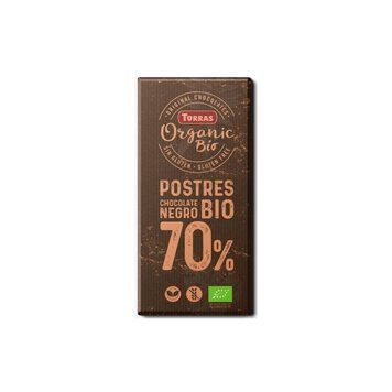Шоколад черный TORRAS Postres Organic Bio Negro 70% органический без глютена 200 г 112062 фото