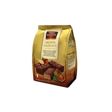 Вафли Feiny Biscuits в шоколаде с ореховой начинкой 200 г ТМ Gunz Ганц Австрия 111912 фото