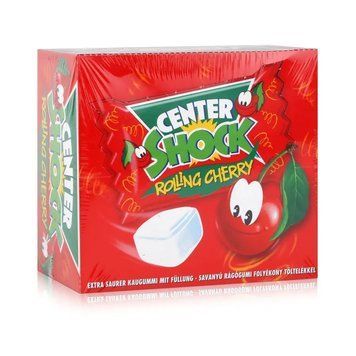Жвачки Center Shock Rolling Cherry Центр Шок Вишневая (100 шт) 400 г 112528 фото