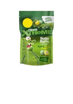 Жевательные конфеты Chewits Xtreme Apple & Lemon Sour Bites - 165g 111713 фото