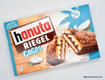 Вафлі Ferrero Hanuta Riegel Cocos Кокос (5шт) 172.5г 8000500423301 фото