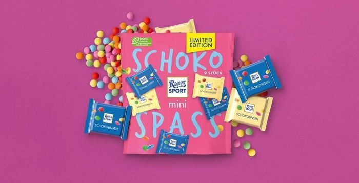 Набір шоколадок Ritter Sport MINI Schokospass Schokolinsen 200г 111515 фото