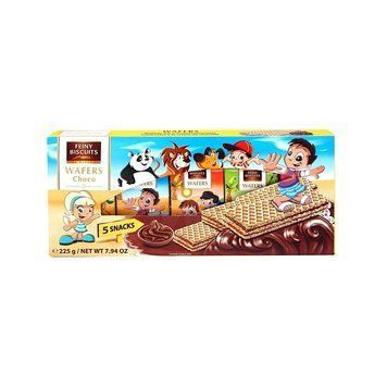 Детские вафли Feiny Biscuits Wafers Choco с шоколадным кремом 225 г ТМ Gunz Ганц Австрия 111914 фото