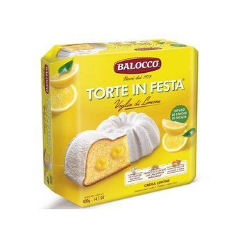 Італійський кекс Balocco Torte in Festa Limone Лимонний крем 400 г 112580 фото