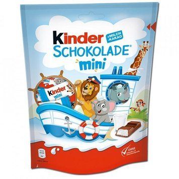 Шоколадні цукерки Kinder Mini Chocolate Кіндер міні 120 г ТМ Ferrero Ферреро Італія 112014 фото