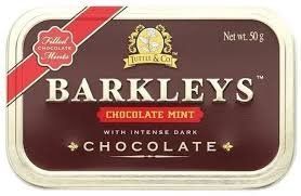 Драже Barkleys Chocolate Mints 50г 8717438742052 фото