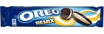 Печиво OREO Remix Caramel Vanilla Ваніль і Карамель 156 г ТМ Oreo Орео США 111916 фото