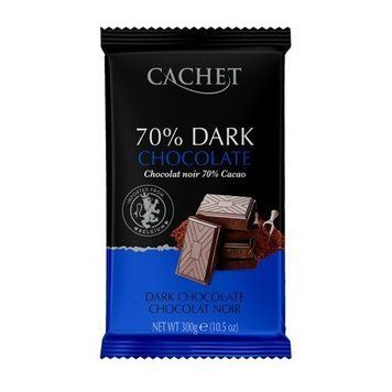 Шоколад Cachet 70% Dark Chocolate 300 г 111288 фото