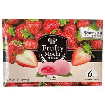 Японские моти Royal Family Fruity Mochi Strawberry Клубника 180 г 4711931035738 фото