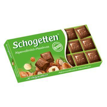 Шоколад молочный Schogetten Alpine Milk Chocolate с орехом 100г 111534 фото