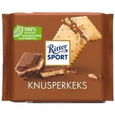 Шоколад RITTER SPORT Knusperkeks Хрустящее печенье 100 г 4000417621412 фото