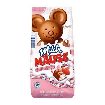 Конфеты Choceur Milch Mause Erdbeere 210 г 111340 фото