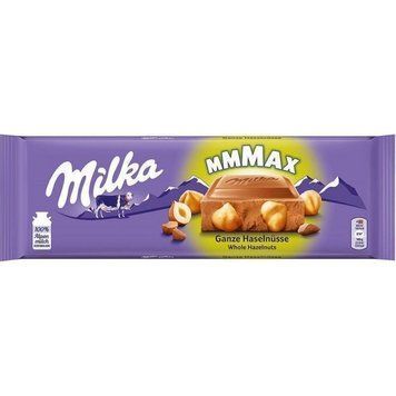 Шоколад Молочний Milka Whole Hazelnuts (Цілісний Лісовий Горіх) 270 Грам 7622210702555 фото