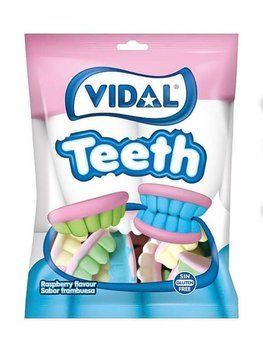 Желейные конфеты Vidal Foam Teeth Челюсти 70 г ТМ Vidal Видаль Испания 111920 фото