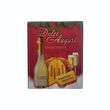 Подарочный набор Панеттоне с тирамису + Шампанское Dolci Auguri 750 г 112398 фото