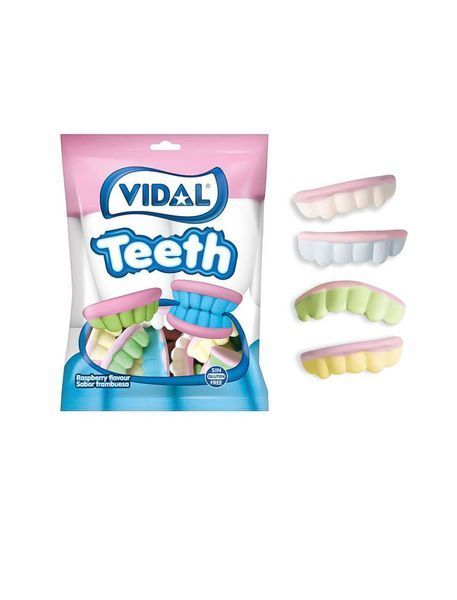 Желейные конфеты Vidal Foam Teeth Челюсти 70 г ТМ Vidal Видаль Испания 111920 фото