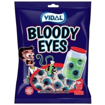Желейные конфеты Vidal Bloody Eyes Глазные яблоки 90 г ТМ Vidal Видаль Испания 111921 фото