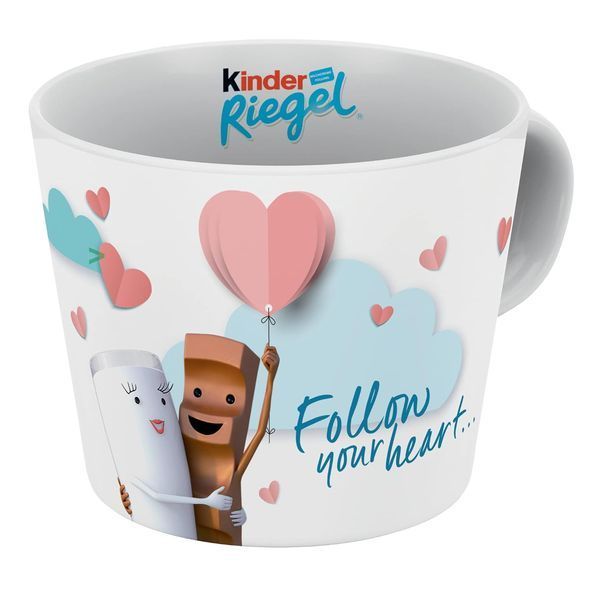 Набір із чашкою Кіндер Kinder Riegel Sammel Tasse + 10 батончиків 210 гр 112487 фото