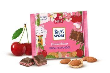 Шоколад Ritter Sport Konnichiwa Kirsch Mandel 100 g 111671 фото