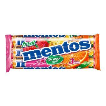 Жвачки Fruit фруктовые 3х38г ТМ Mentos Ментос Нидерланды 111772 фото