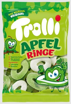 Желейки Trolli Apfel Ringle 200 г 111143 фото