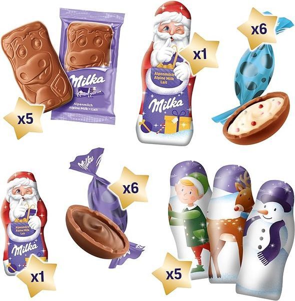Адвент Календар Будиночок Milka 3D House Advent Calendar Мілка 229 г 112204 фото