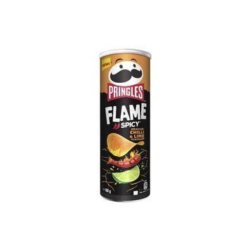 Чипсы Принглс Pringles Flame Chili & Lime Острые Чили и Лайм 160 г 112155 фото