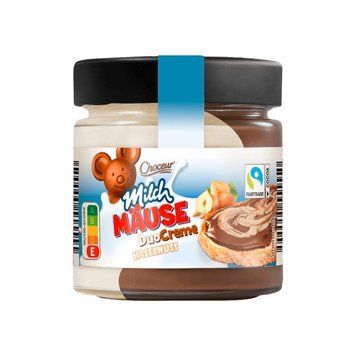 Шоколадная паста Choceur Milchm&auml;use Duo-Creme Haselnuss Орех 200 г 112628 фото