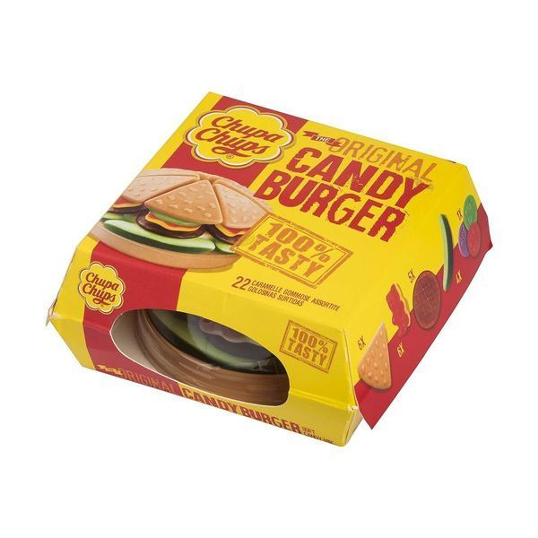 Жевательный мармелад Chupa Chups Candy Burger Кенди Бургер 130 г TM Chupa Chups Чупа Чупс США 111875 фото