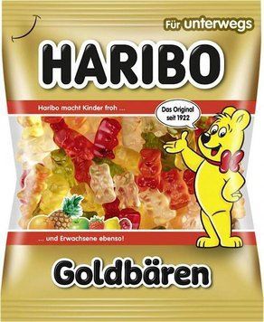 Жевательные конфеты Haribo Goldbaren мишки 100г 111675 фото