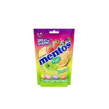 Жевательное драже Mentos Fruit Mix фруктовый микс 160 г ТМ Mentos Ментос Нидерланды 111877 фото