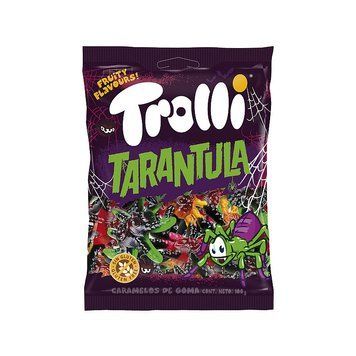 Жевательные конфеты Trolli Tarantula Тарантулы Фруктовые 100 г 8436036181567 фото