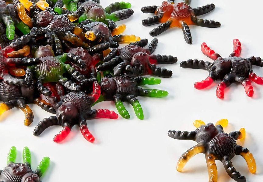 Жевательные конфеты Trolli Tarantula Тарантулы Фруктовые 100 г 8436036181567 фото