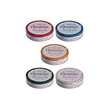 Печенье сливочное Jacobsen's Bakery Merry Christmas & Happy New Year Ассорти в ж/банке 340 г 112134 фото