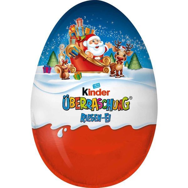 Кіндер Яйце Kinder XXL &Uuml;berraschung Riesen Ei Новорічний Гігантський 220 г 800500266564 фото