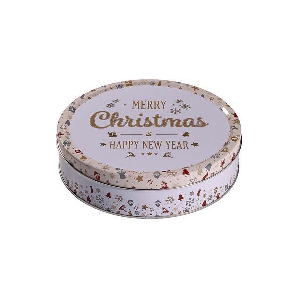 Печенье сливочное Jacobsen's Bakery Merry Christmas & Happy New Year Ассорти в ж/банке 340 г 112134 фото