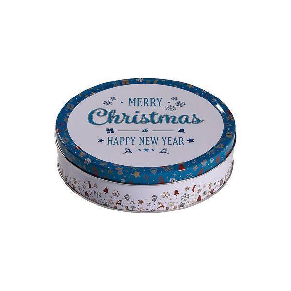 Печенье сливочное Jacobsen's Bakery Merry Christmas & Happy New Year Ассорти в ж/банке 340 г 112134 фото